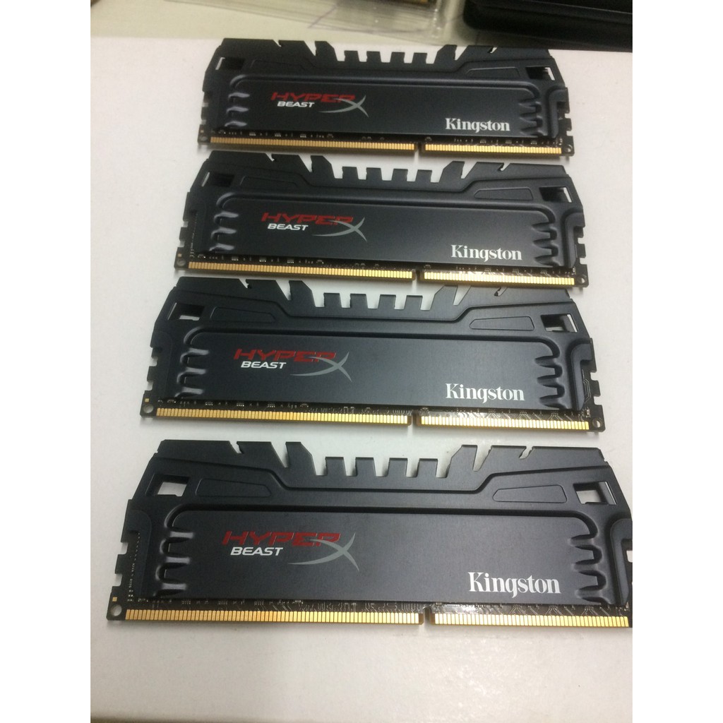 金士頓 HyperX Beast DDR3 2400 8G x4 ( DDR3-2400 DDR3 1866 參考看看)