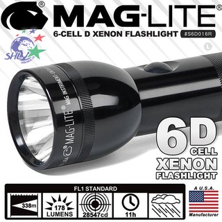 MAG-LITE 6D 航鈦鋁合金氙氣燈泡手電筒 / S6D016R【詮國】