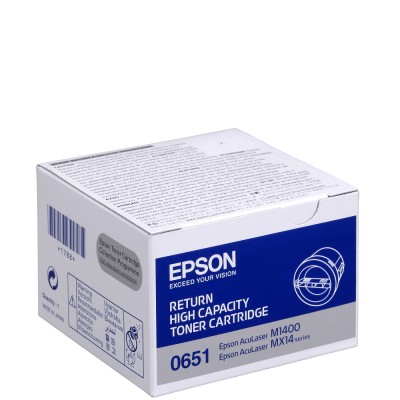 EPSON S050651 原廠高容量黑色碳粉匣 適用:AL- M1400/MX14/MX14NF