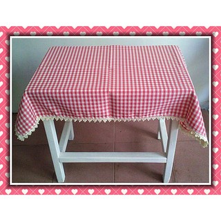 妮可之家~小格子桌巾60*90~另有#桌布#門簾#窗簾#音響巾#餐桌巾#桌巾#鞋櫃巾#鬥櫃巾#小茶几#電視巾#結婚桌巾