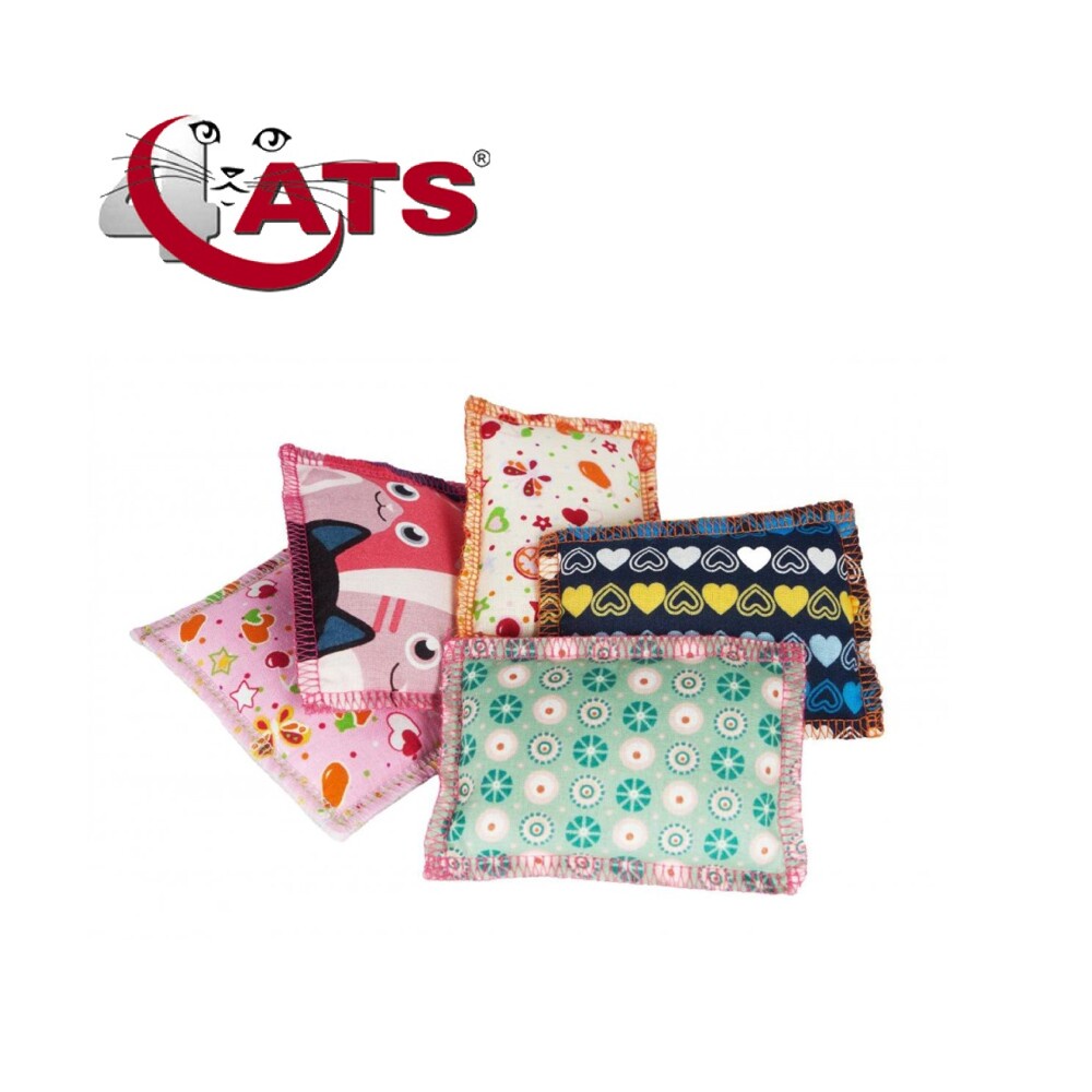 4cats 纈草療癒小抱枕/頂級貓草玩具/貓草界的新星「纈草」/貓草玩具