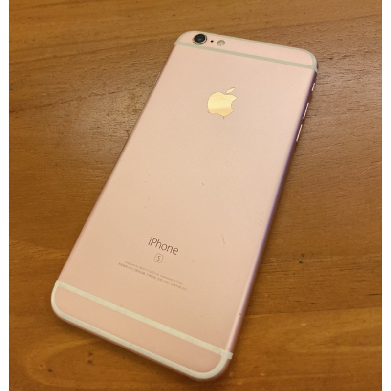 iphone6s plus 16g 玫瑰金 5.5寸 電池100