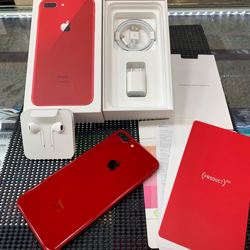 【二手】9.9成新的Apple iPhone 8 plus 64g 紅色【原廠保固至2019年5月9日】【盒裝/公司貨】