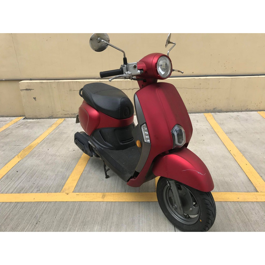 【幽浮二手機車】KYMCO New Many110 Noode版本 消光紅 2018年 【999元牽車專案開跑 】