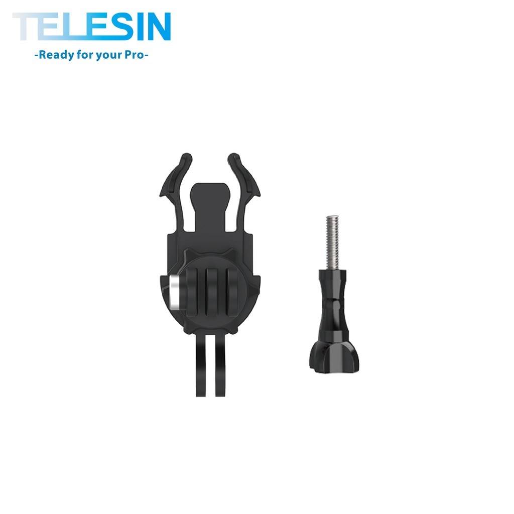 TELESIN 可調角度雙頭J型扣 快拆底扣 可360度旋轉 360度 快拆 雙J型扣 配件 運動相機 台灣公司貨 泰迅