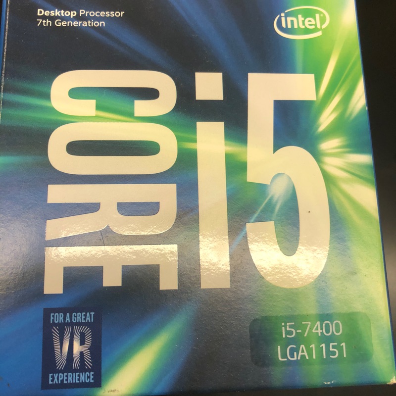 Intel Core i5 7400 中央處理器(盒裝)