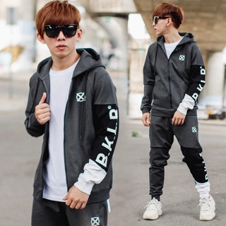 臺灣出貨 男裝【NB1146J】韓國製B.K.L.B撞色接袖厚實羅馬棉連帽外套(LE-BB608)