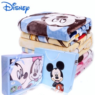 disney迪士尼新新生兒童雲毯嬰兒寶寶秋冬珊瑚絨雙層加厚毛毯蓋被子