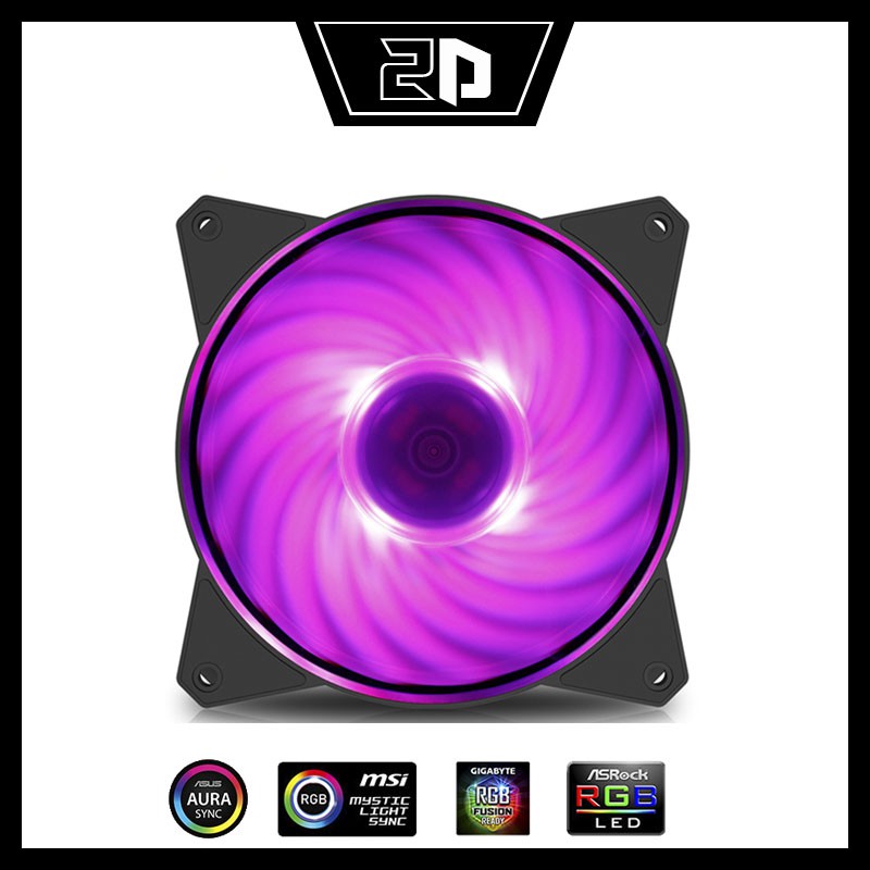 散熱 MASTERFAN MF120R RGB Fusion、Aura Sync、神秘光風扇