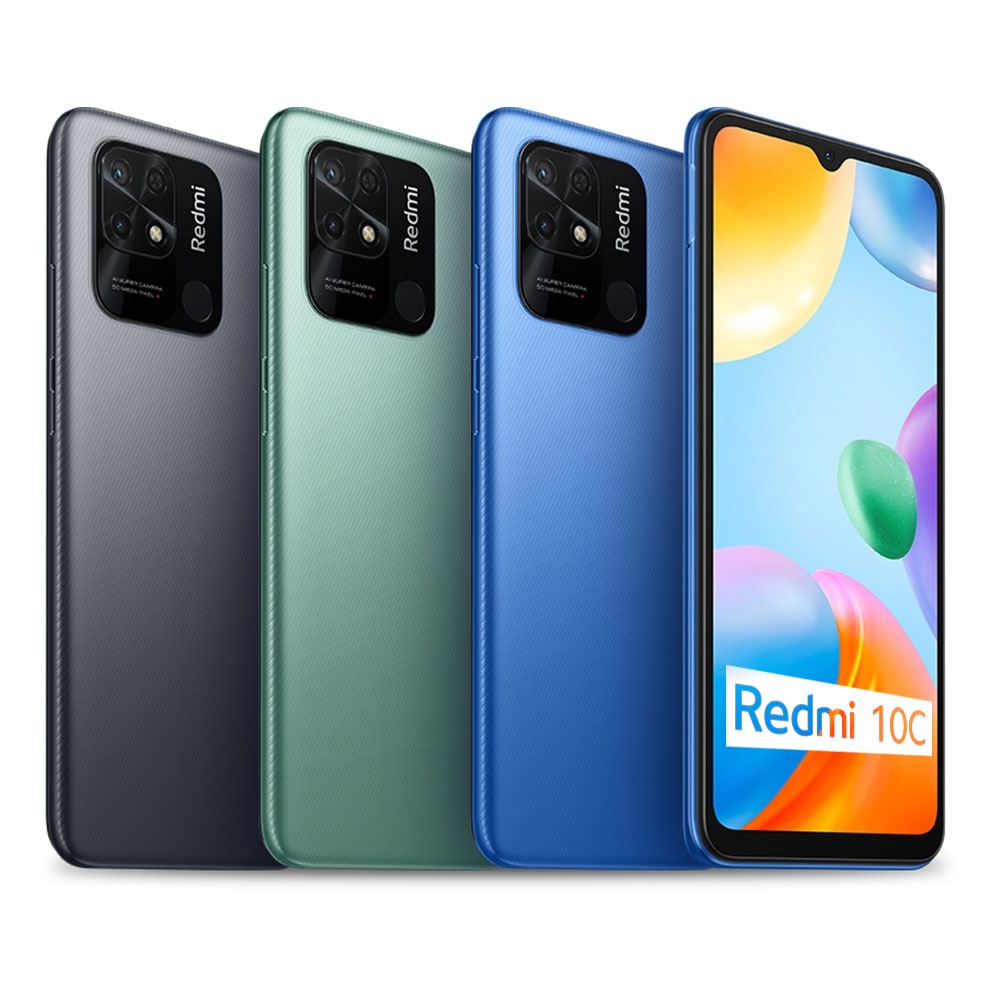 小米 紅米 Redmi 10C (4G/64G)藍/綠/灰 6.71吋 智慧型手機 全新機