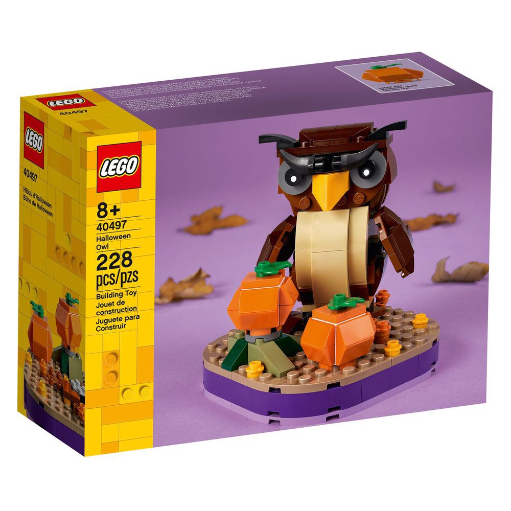 【積木樂園】樂高 LEGO 40497 BrickHeadz 萬聖節貓頭鷹 Halloween Owl