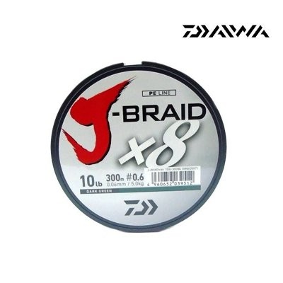 DAIWA 日本製 J-BRAID X8 300m 8股PE線/布線(墨綠色)