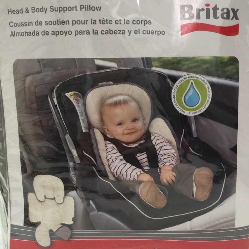 美國Britax寶寶頸部身體支撐保護墊（各款嬰兒推車+汽車座椅通用型）