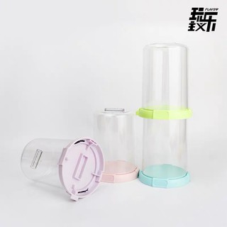 《少量現貨》彩虹展示盒/盲盒/展示罐/隱藏款/收納盒/透明/疊疊盒/手辦防塵/展示盒