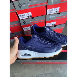 最後一雙8.5~SKECHERS 73678 NVY氣墊記憶鞋墊美國官網同步海軍風配色