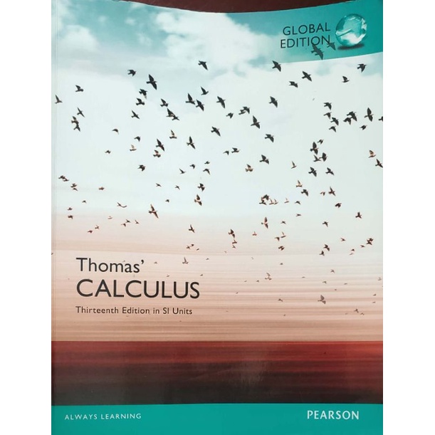 （現貨）Thomas CALCULUS Thireenth Edition in SI Units
