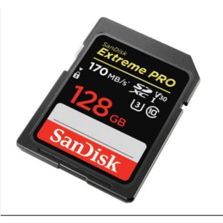 SanDisk Extreme Pro 高速128G容量 170MB/秒讀寫 相機、錄影機SD卡 SDXC UHS-I