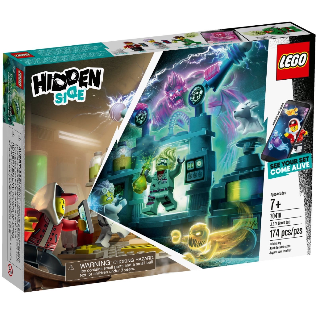 LEGO 樂高  幽靈秘境系列 Hidden Side JB的抓鬼實驗室 70418