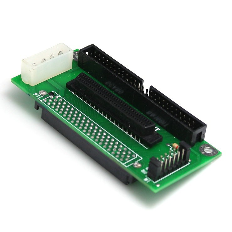 三轉卡scsi硬碟68pin 轉80 Pin 轉50 Pin Ide 68針轉80針轉50針ide 蝦皮購物