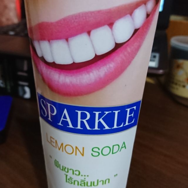 泰國 SPARKLE 檸檬蘇打亮白牙膏 100g