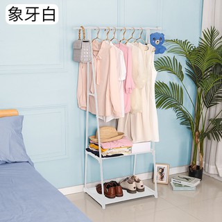 《JW小舖》 “臺灣現貨”『 帶輪可移動多功能三角落地吊衣架』衣帽架 收納 置物