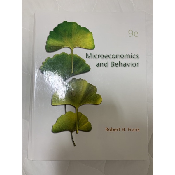 ✨二手現貨商品✨個體經濟學原文書💕個經原文書 大學原文書Microeconomics and Behavior 9e💕