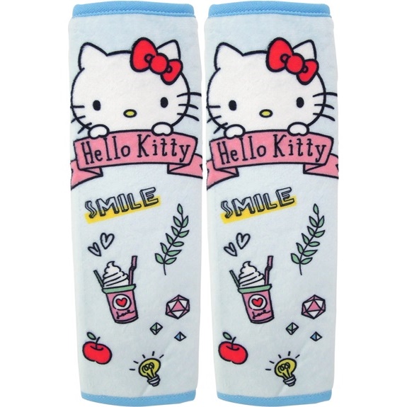 Hello Kitty 女孩日常系列 安全帶保護套 2入 PKTD010B-01