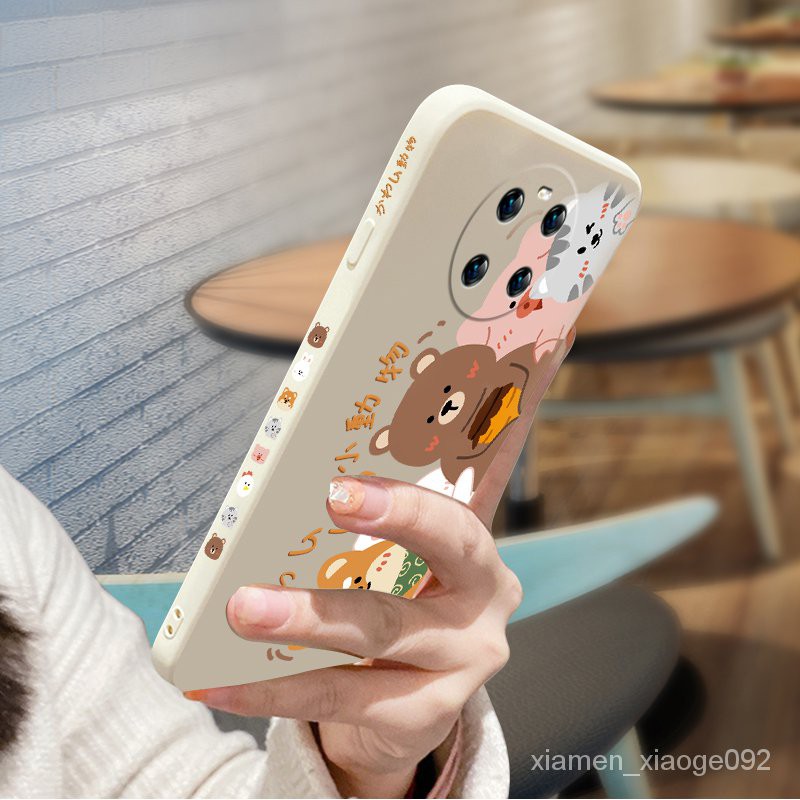 適用日系動物園華為Mate40RS保時捷手機殼卡通可愛30E硅膠P40全包