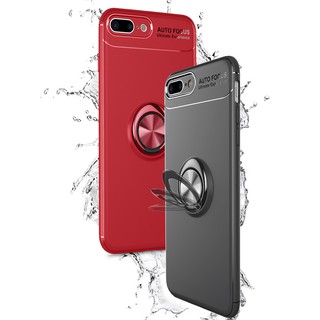 iphone8plus手機殼 iphone6/6s/7/8/plus 磁吸 車載 指環扣支架 防摔 防滑 防指紋 保護殼