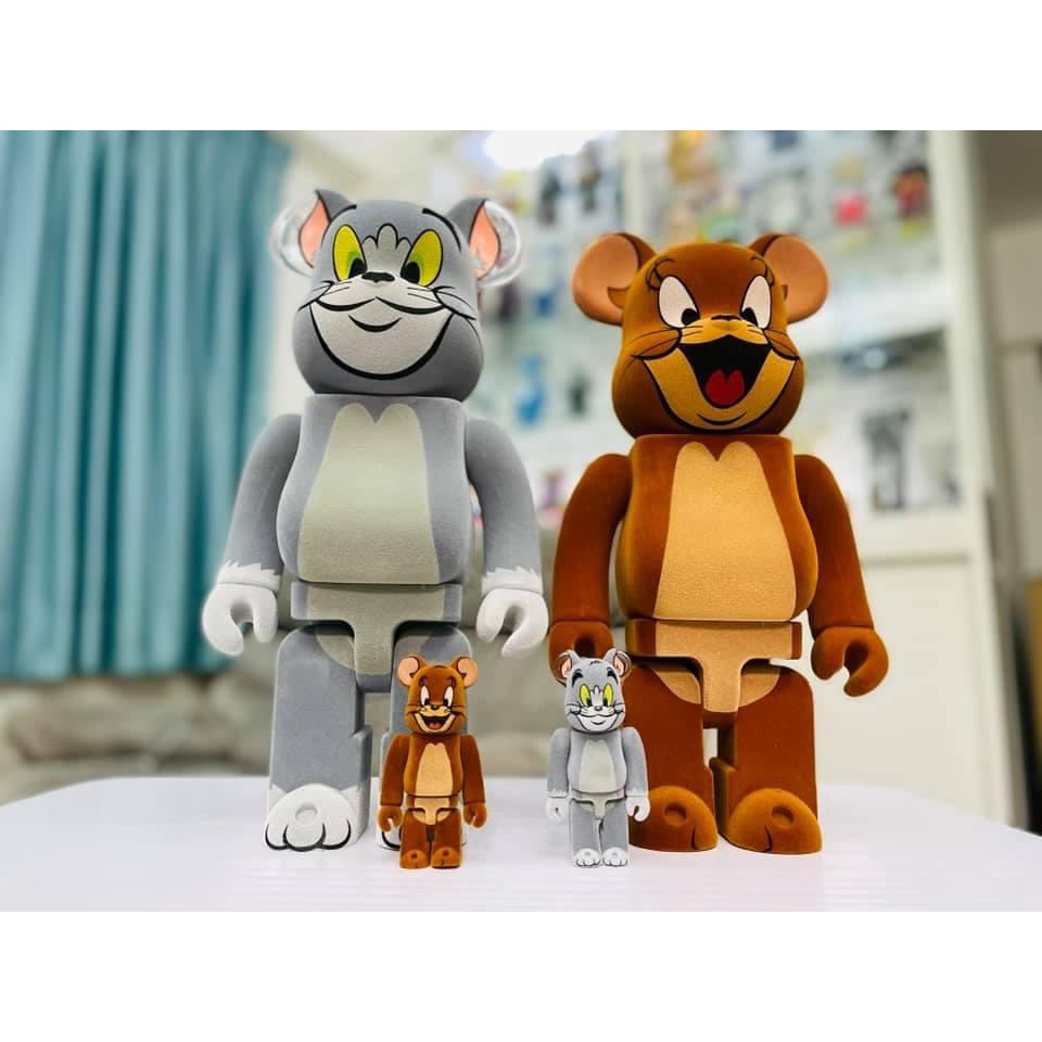 【ToMo】 BE@RBRICK  Tom and Jerry 湯姆貓與傑利鼠 400%+100%