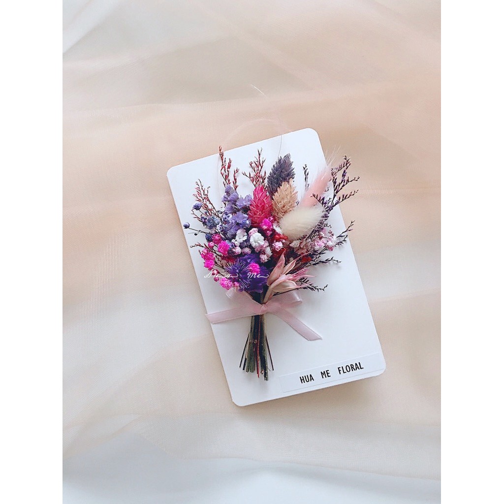 花覓 永生花 不凋花 乾燥花 小花束卡片 乾燥花卡片 花卡片 母親節卡片 情人節卡片 蝦皮購物