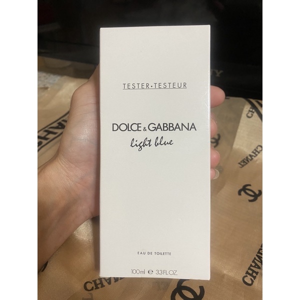 Dolce &amp; Gabbana D&amp;G Light Blue 淺藍女性淡香水 100ml Tester（現貨 實物拍攝）