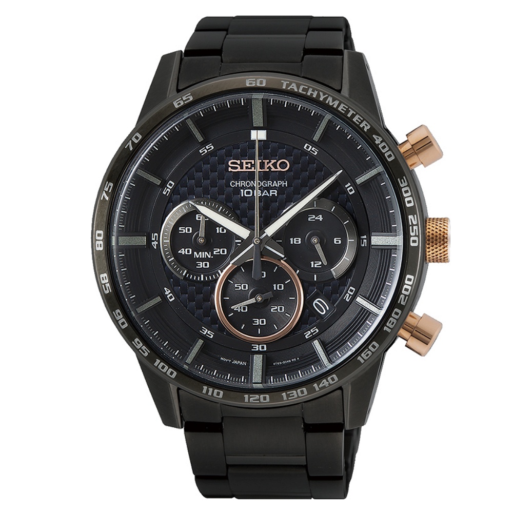SEIKO 精工 CS系列 三眼計時腕錶 8T63-00L0SD (SSB361P2) SK042