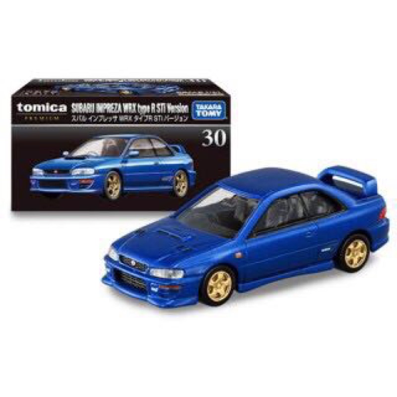 Tomica 多美 Premium No.30 30 Subaru Impreza WRX 黑盒 日版 模型車 模型