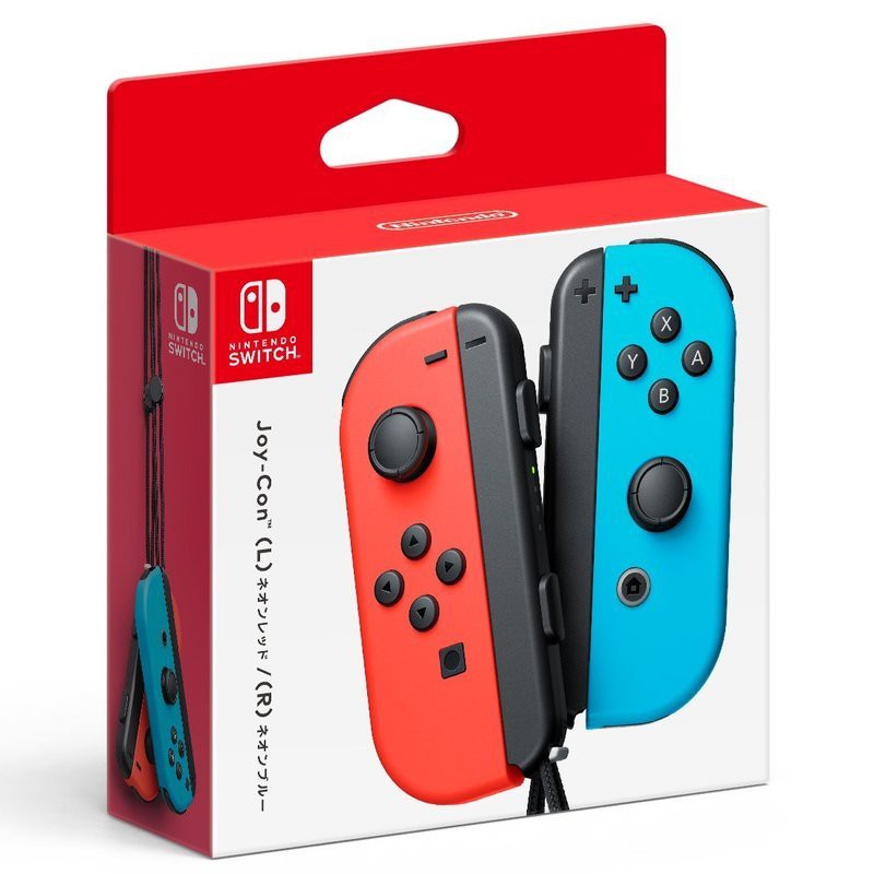 【我家遊樂器】Nintendo Switch Joy-Con 電光紅 / 電光藍色 左右手控制器 (台灣公司貨)