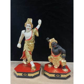 8 8寸謝范將軍大二爺韓德盧清黑白二將 蝦皮購物