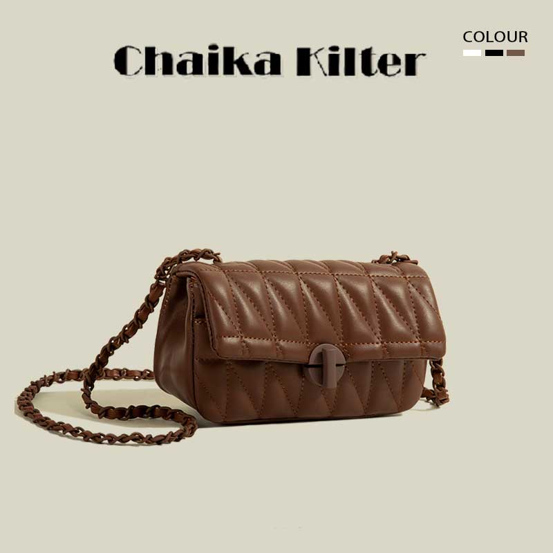 Chaika Kilter 女士小齒輪設計簡約時尚百搭單肩斜跨小方包 CK1472