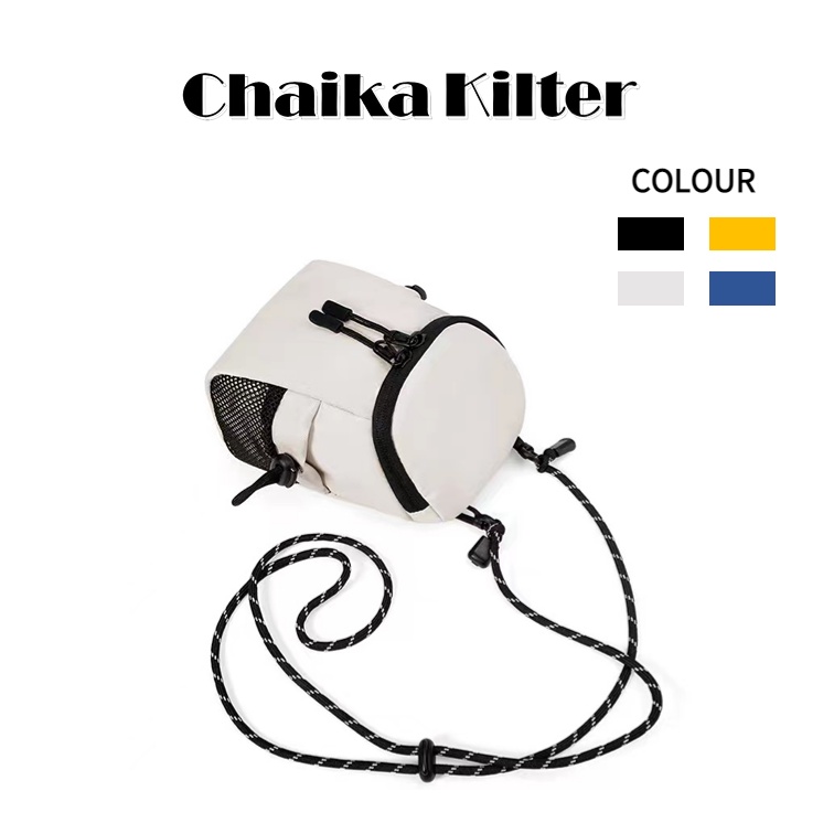 Chaika Kilter 男士尼龍胸包新款時尚斜挎包斜挎包單肩包休閒單肩包 CK458