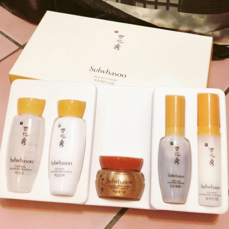 #現貨全新 Sulwhasoo 雪花秀保養五件組