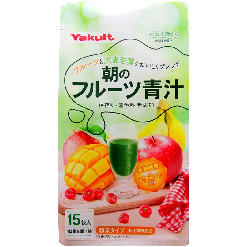 【日本直送】日本Yakult 養樂多 每天早晨的水果青汁 7g x 15包