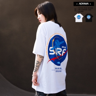 AOYAMA SPACE SURF二代太空人衝浪潮流短T【VT575】寬鬆短袖 美式 衝浪 青山 oversize 情侶