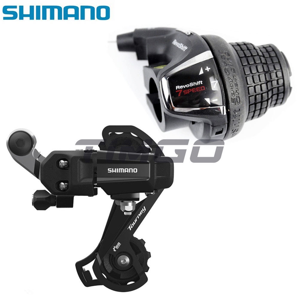 Shimano Tourney 1x6/7 速單山地車折疊自行車套件 RD-TY200 後機械變速器 SL-RS35 G