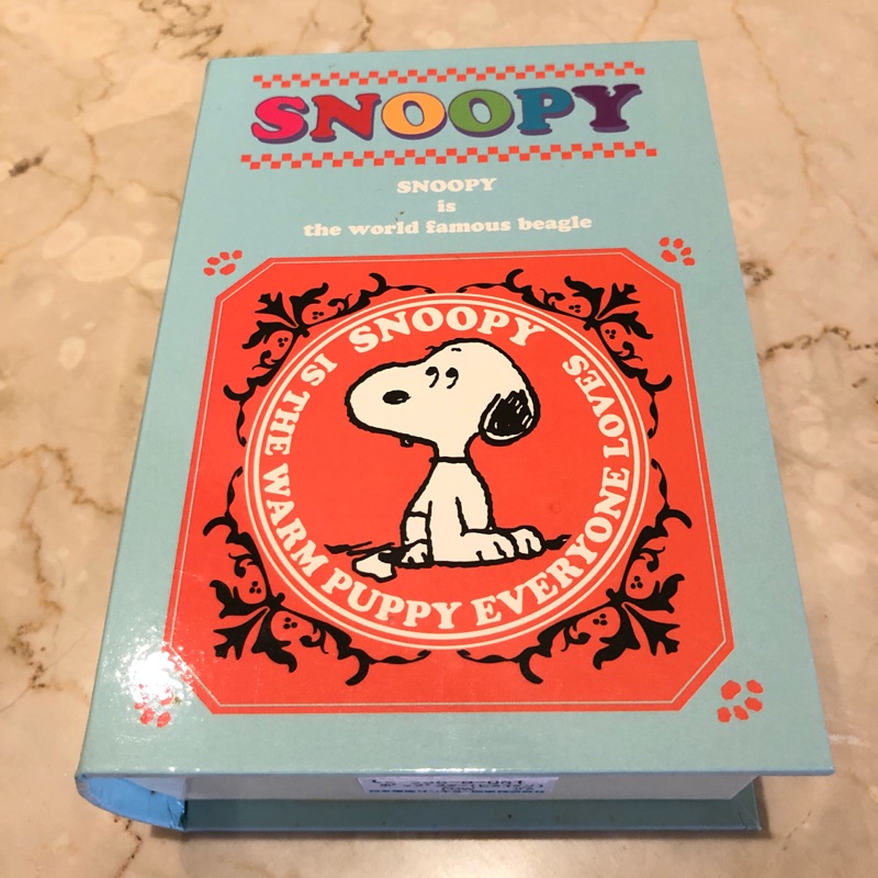 Snoopy 史努比 正版 日本 音樂盒 珠寶盒 書本樣式