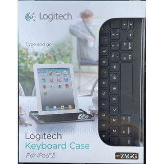 Logitech 羅技 藍芽鍵盤 無線 keyboard case for ipad2