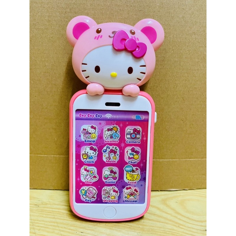 二手 三麗鷗 Hello Kitty 觸屏智慧手機 聲光手機 兒童手機 手機玩具