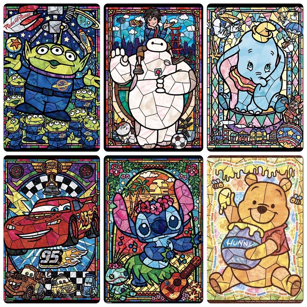 -胖達人-正版現貨有發票 Tenyo 三眼怪 小飛象 史迪奇 麥坤 維尼 小熊維尼 杯麵 266 拼圖 透明拼圖