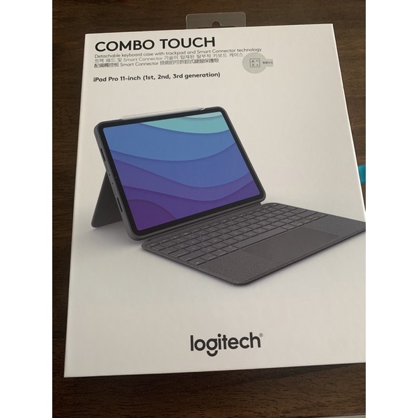 [近全新] Logitech Combo Touch 中文鍵盤保護殼 iPad Pro 2021(M1)適用