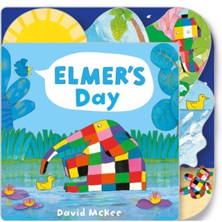 羊耳朵書店*Elmer's Day 花格子大象艾瑪的一天 DAVID MCKEE