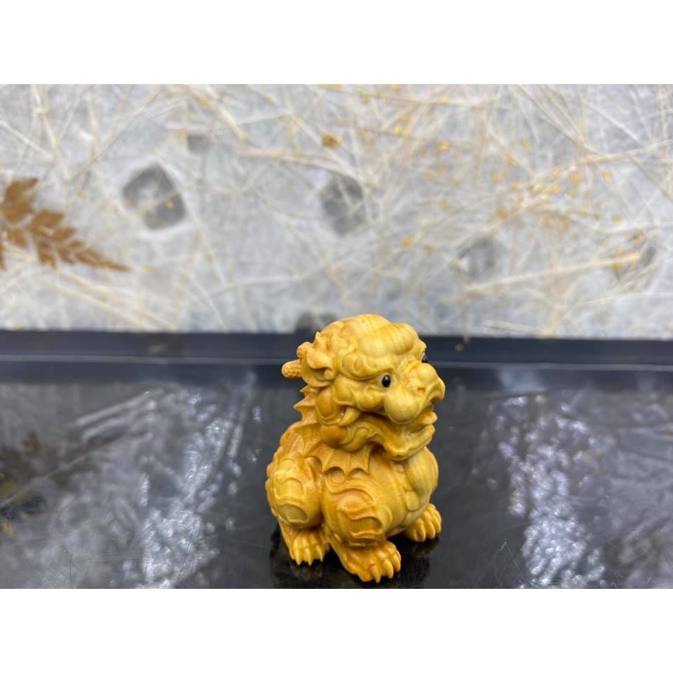 Q版麒麟 寶寶 瑞獸 幸運 光明 傑出 德才 送禮 木雕 蝦皮購物