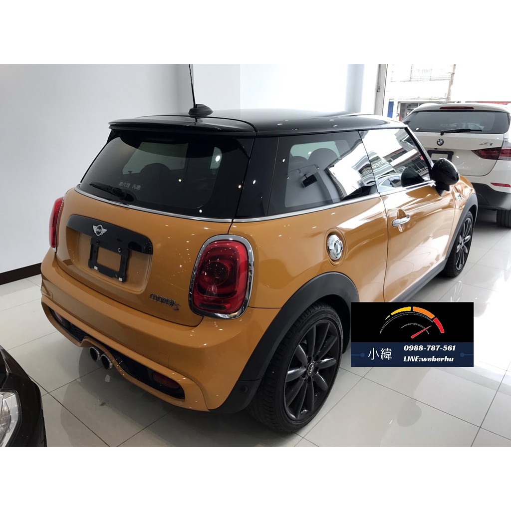 Mini 14年黃mini Cooper S 中古車二手車 蝦皮購物